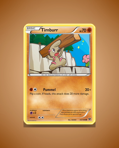 Collector’s Guide: Timburr (XY #65)