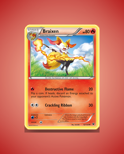 Collector’s Guide: Braixen (Fates Collide #12)