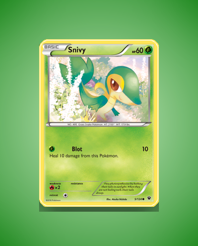 Collector’s Guide: Snivy (Fates Collide #5)