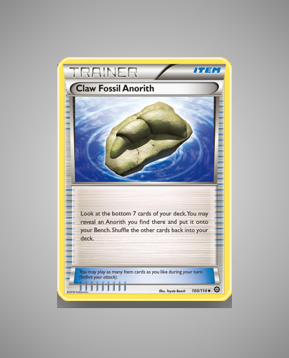 Collector’s Guide: Claw Fossil Anorith (Steam Siege #100)