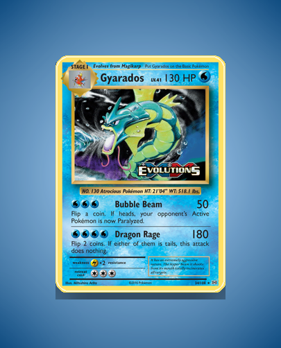 Collector’s Guide: Gyarados (Evolutions #34)