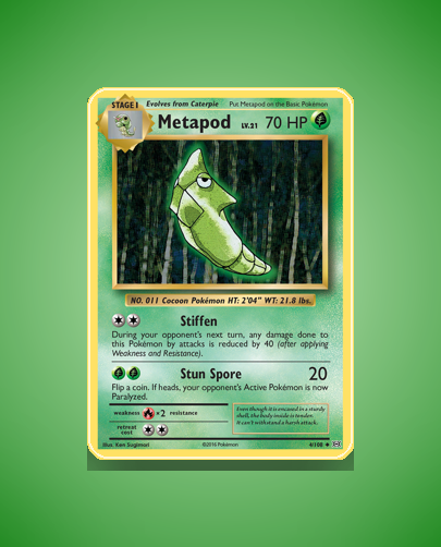 Collector’s Guide: Metapod (Evolutions #4)