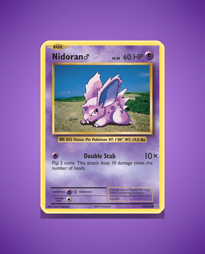 Collector’s Guide: Nidoran ♂ (Evolutions #43)