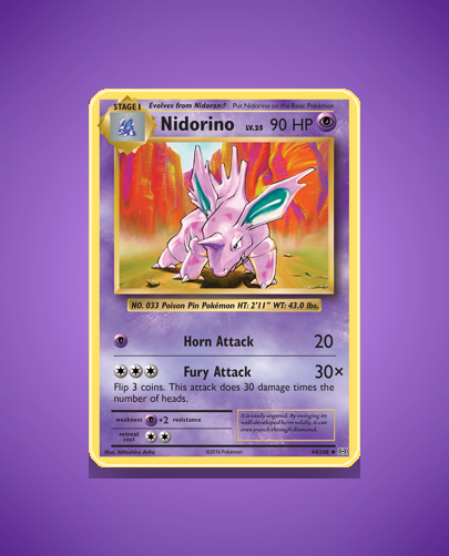 Collector’s Guide: Nidorino (Evolutions #44)