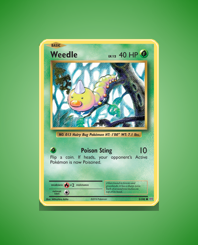 Collector’s Guide: Weedle (Evolutions #5)