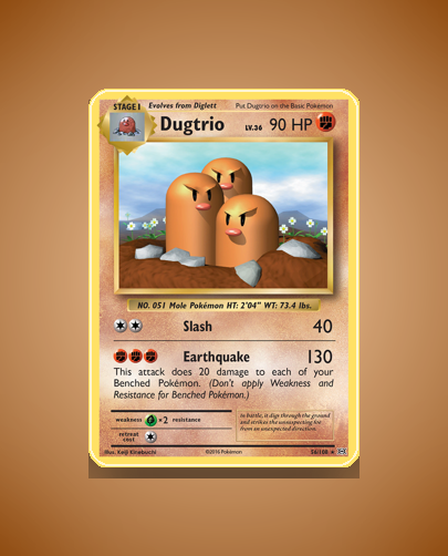 Collector’s Guide: Dugtrio (Evolutions #56)