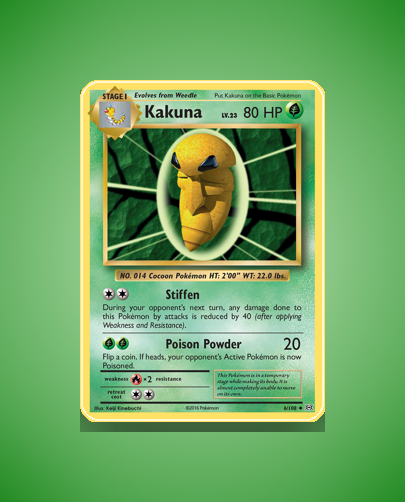 Collector’s Guide: Kakuna (Evolutions #6)
