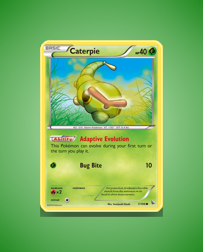 Collector’s Guide: Caterpie (Flashfire #1)