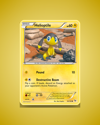 Collector’s Guide: Helioptile (Flashfire #36)