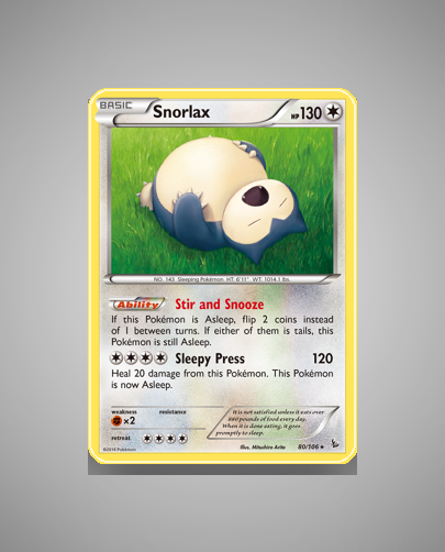 Collector’s Guide: Snorlax (Flashfire #80)