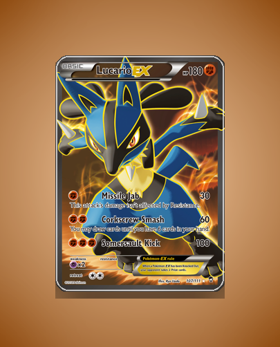 Collector’s Guide: Lucario-EX (Furious Fists #107)
