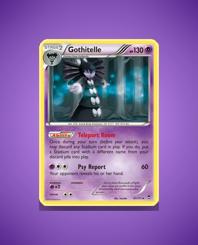 Collector’s Guide: Gothitelle (Furious Fists #41)