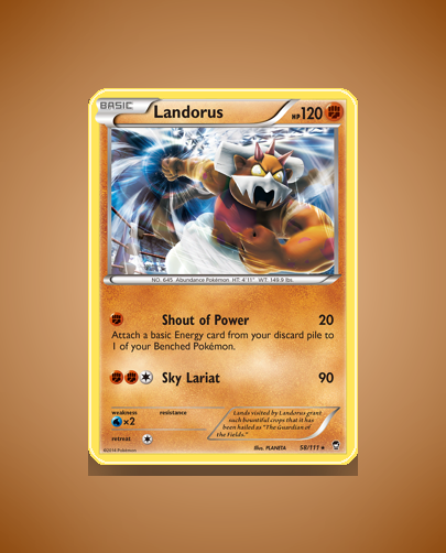 Collector’s Guide: Landorus (Furious Fists #58)