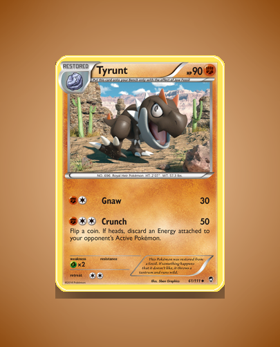 Collector’s Guide: Tyrunt (Furious Fists #61)