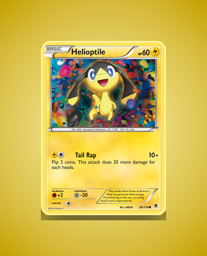 Collector’s Guide: Helioptile (Phantom Forces #28)