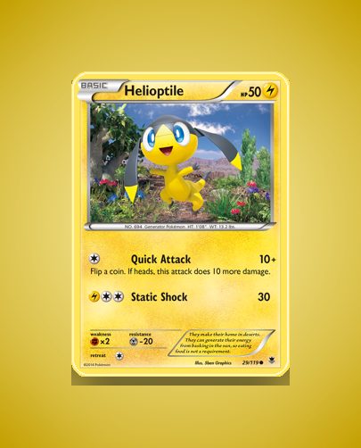 Collector’s Guide: Helioptile (Phantom Forces #29)