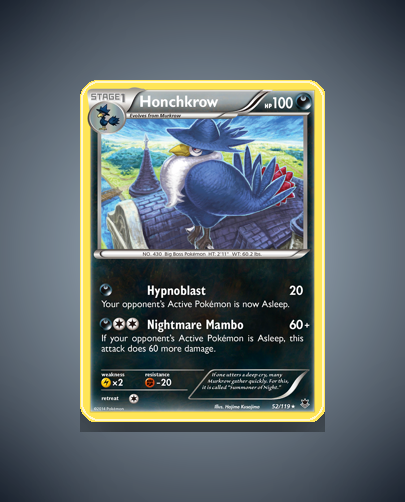 Collector’s Guide: Honchkrow (Phantom Forces #52)