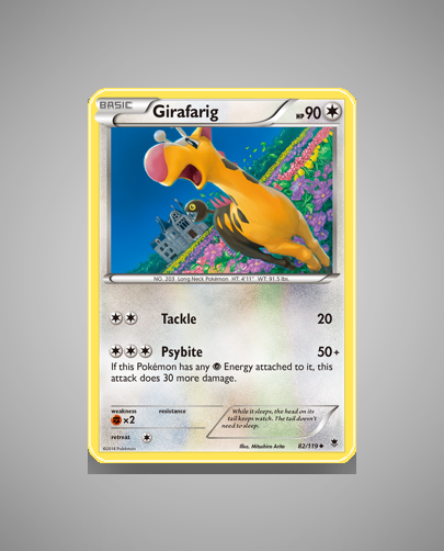 Collector’s Guide: Girafarig (Phantom Forces #82)
