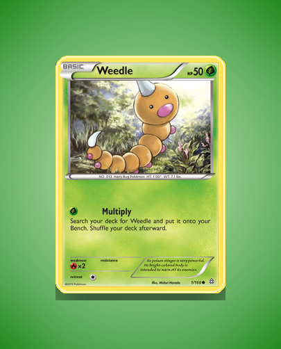 Collector’s Guide: Weedle (Primal Clash #1)