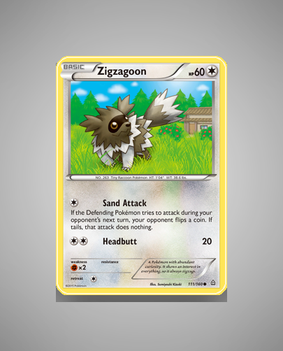 Collector’s Guide: Zigzagoon (Primal Clash #111)