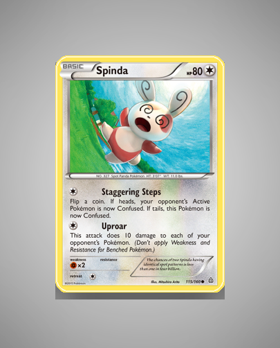 Collector’s Guide: Spinda (Primal Clash #115)
