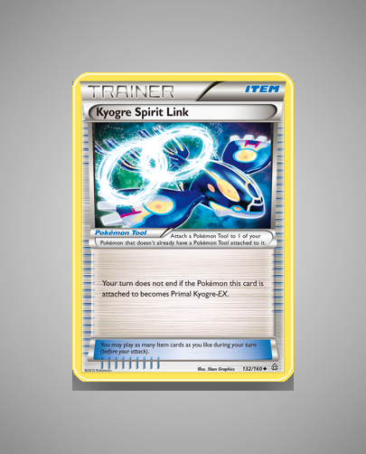Collector’s Guide: Kyogre Spirit Link (Primal Clash #132)