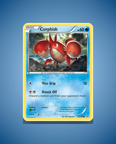 Collector’s Guide: Corphish (Primal Clash #42)