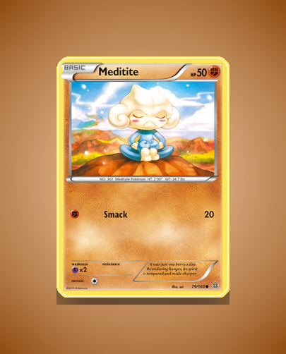 Collector’s Guide: Meditite (Primal Clash #79)