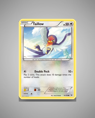 Collector’s Guide: Taillow (Roaring Skies #70)