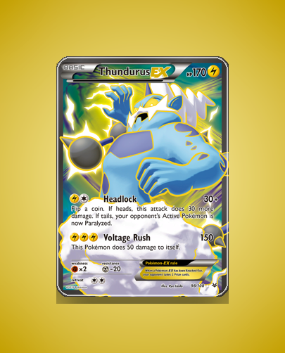 Collector’s Guide: Thundurus-EX (Roaring Skies #98)