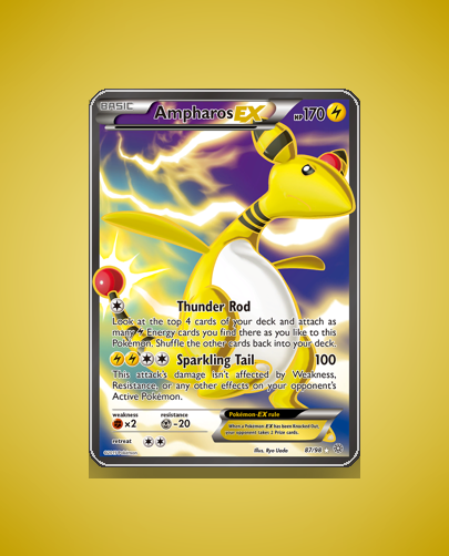 Collector’s Guide: Ampharos-EX (Ancient Origins #87)